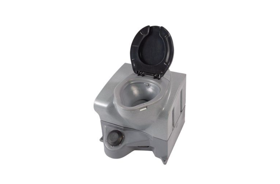 The Mini Flush portable toilet, second view