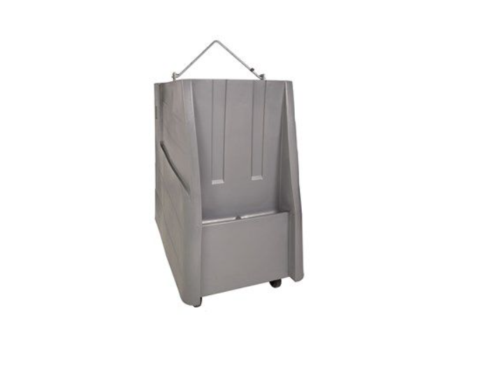 The PolyLift urinal station configuration with the lifting frame on top